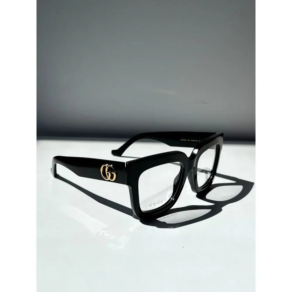 NEW Gucci GG1549O Black Thick Rim Eyeglasses Frames